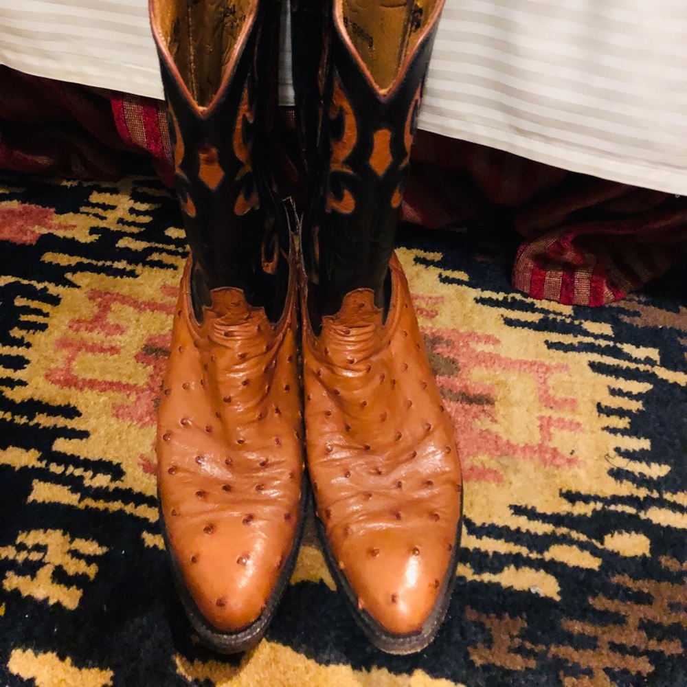 Lucchese handmade Ostrich boots